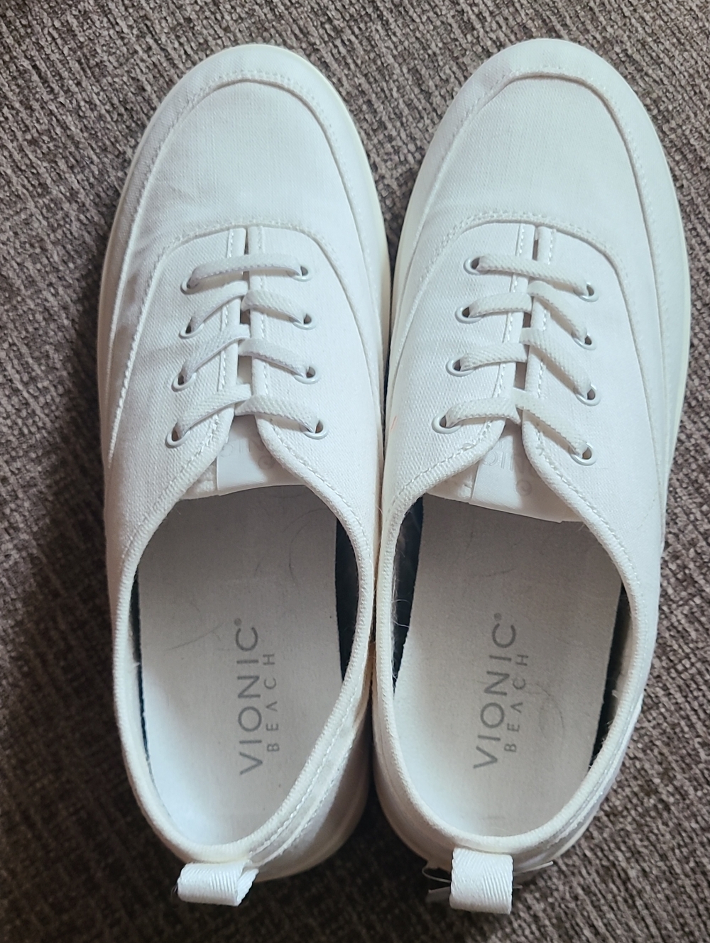 Vionic Womens Beach White Sneaker Size 11